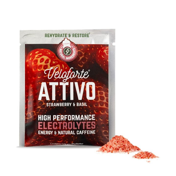 Veloforte  None Attivo – Natural Energy & Electrolyte Drink With Caffeine (24 X 25G) in Size Pack of 24, Sports Direct