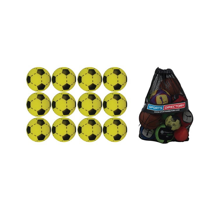 Sports Directory   Foam Footballs - Pack Of 12, Sports Direct