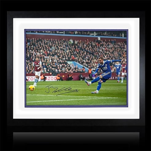 The Fan Cave - James Maddison Signed Framed Leicester City Deluxe