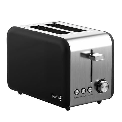Streetwize - Sleek Toaster - Black
