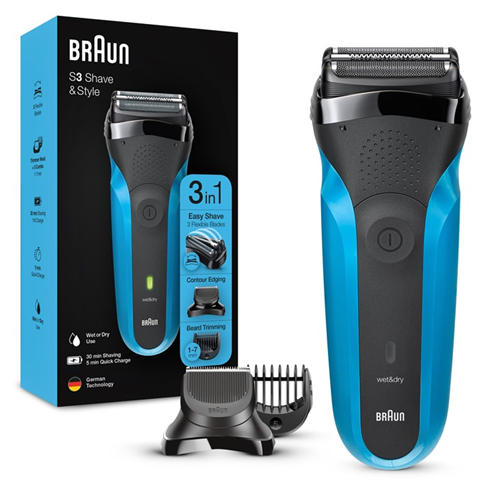 Braun - Braun S3 Shave & Style 310BT Electric Shaver