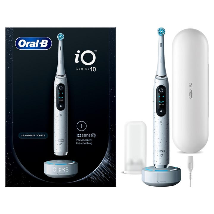 Oral B  White Oral-B Io10 Stardust, Sports Direct