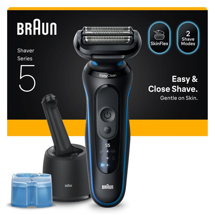 Braun Electric Shaver, Series 5, With SmartCare Center, 52-B7000cc, Blue, One Colour, Men - Image 12