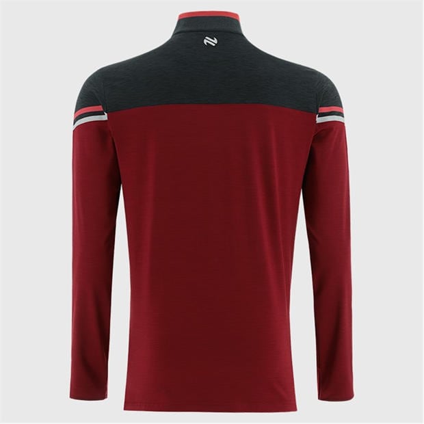 Salsa/Blk/Red - ONeills - ONeills Derry Sedona Half Zip Top Junior