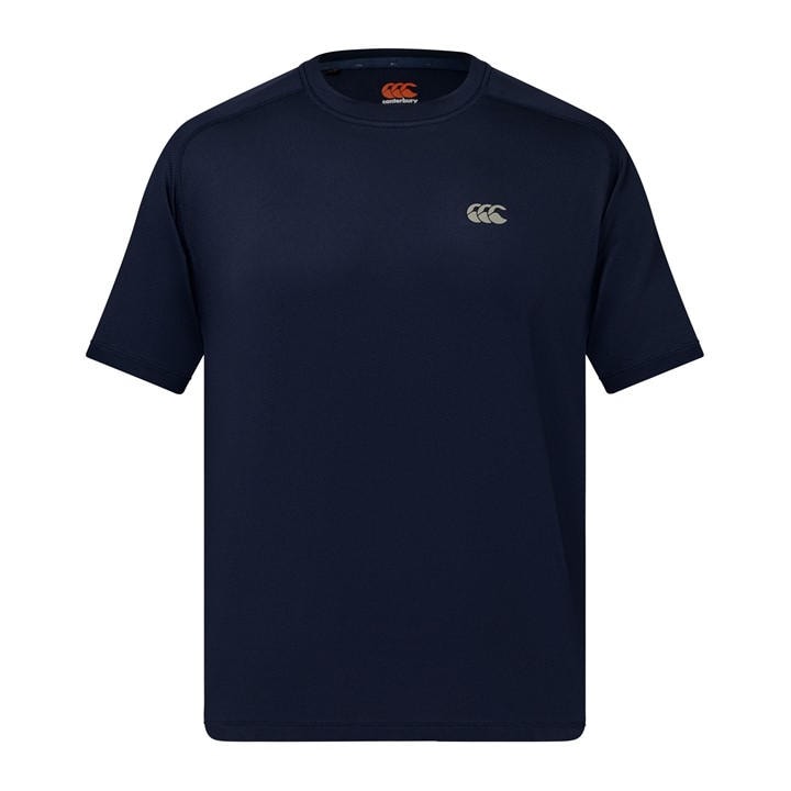 Canterbury Men's Blue Tempo Short Sleeve Performance T-Shirt in Size L, Sports Direct