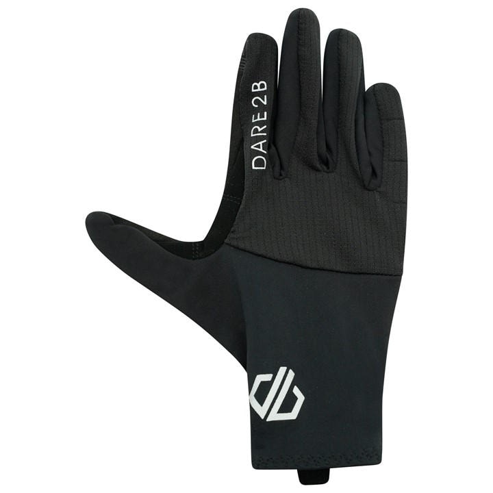 Dare 2B Women's Black Forcible Ii Cycling Gloves in Size L, Sports Direct