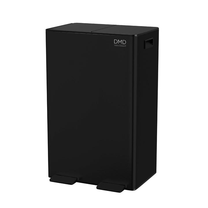 Dmd Collective  Black 60L Stainless Steel Bin, Sports Direct