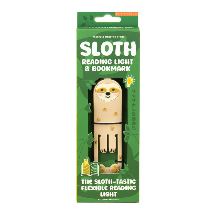 Gift Republic   Sloth Reading Light & Bookmark, Sports Direct