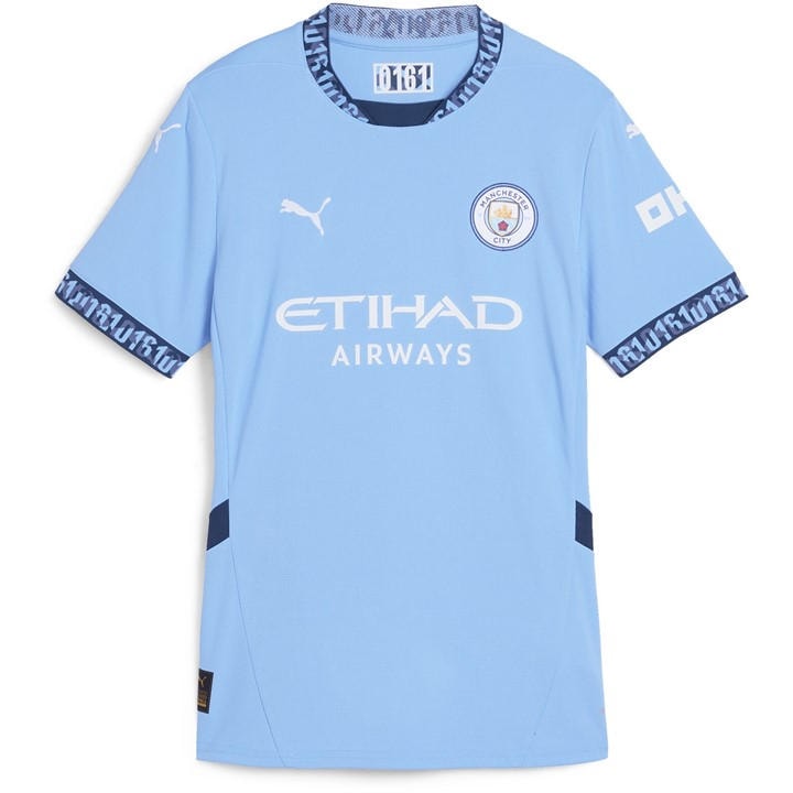 Manchester City  Women's   Home Shirt 24/25, Football by Puma in Size 10, Sports Direct