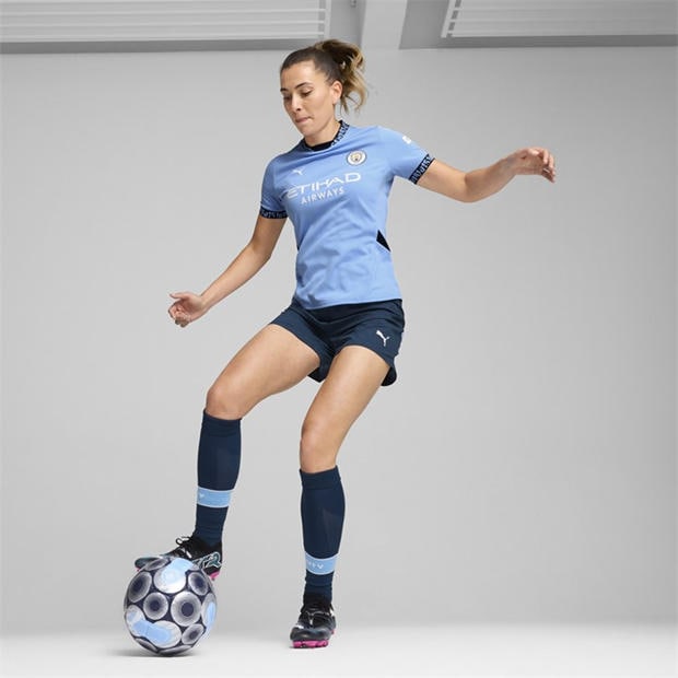 Синьо - Puma - Manchester City Home Shirt 2024 2025 Womens