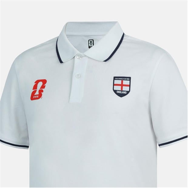White - FIFA - Mens England FIFA World Cup 2026™ Polo Shirt
