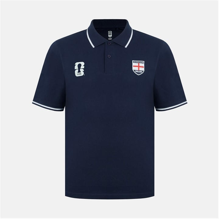 England  Men'   World Cup 2026™ Polo Shirt, Football by FIFA in Size S, Sports Direct
