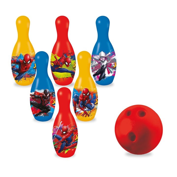 Mondo  Kids  Spider-Man Bowling Set For Kids – Indoor & Outdoor, Sports Direct