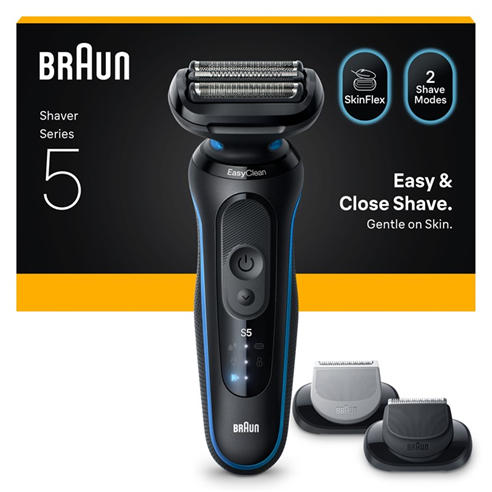 Braun - Braun Series 5 Electric Shaver 52-B1650S Blue