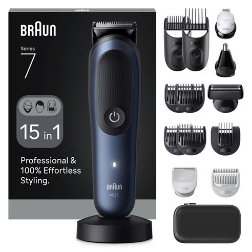 Braun - Braun AIO7580 All-in-one Trimmer BLKDPBLU