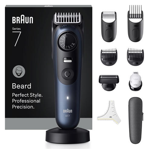 Braun - Braun BT7540 Beard Trimmer BLKDPBLU