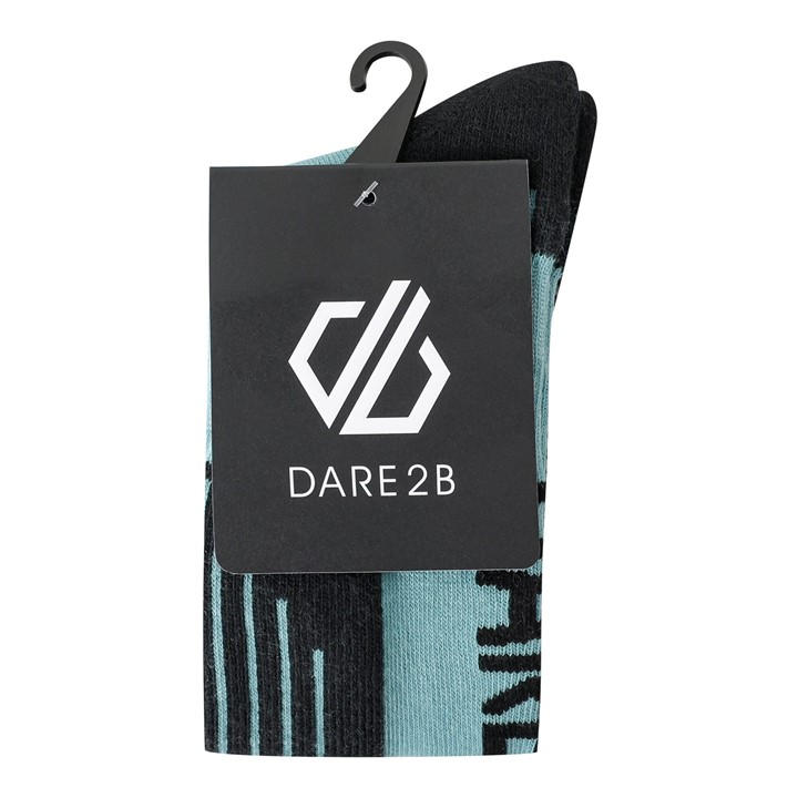 Dare 2B Unisex Kids Green Kids’ Technical Ski Socks, Cotton, Cotton Size: Uk 6-8 - Image 4