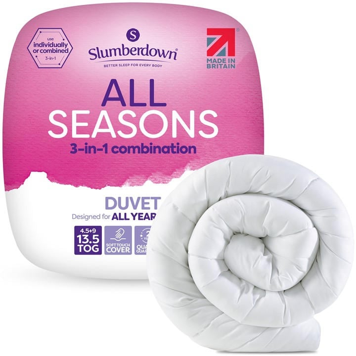 Slumberdown  None Cosy Nights 15 Tog All Seasons Duvet in Size Superking, Sports Direct