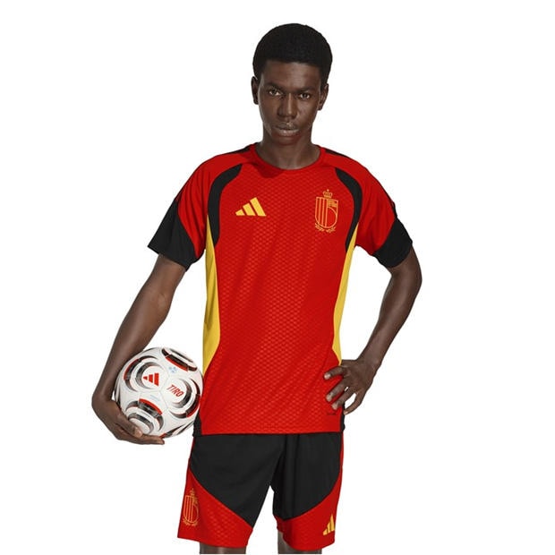 Red/Black - adidas - Belgium Training Shirt World Cup 2026 Mens