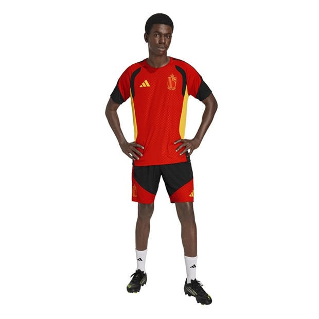 Red/Black - adidas - Belgium Training Shirt World Cup 2026 Mens