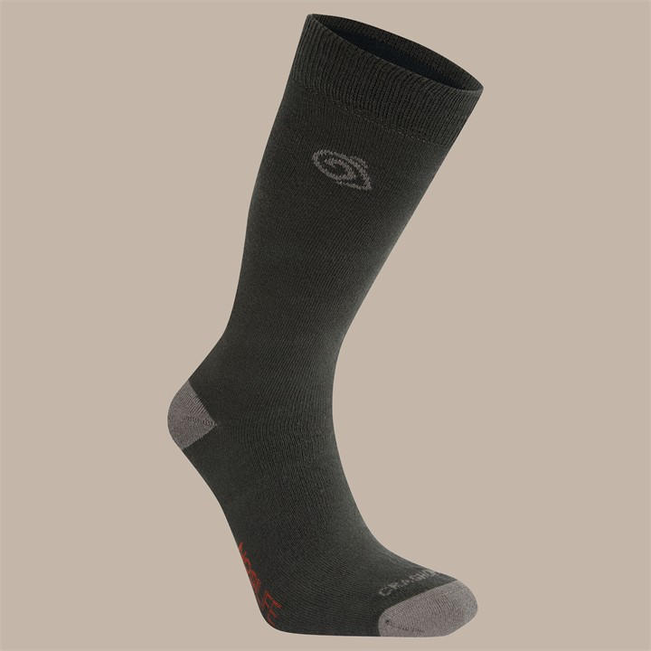 Craghoppers Unisex Black Nosilife Travel Single Pack Socks In | Size: 9-12 - Image 5