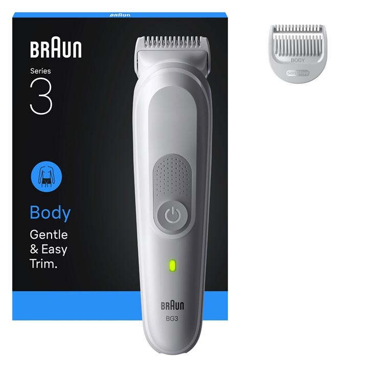 Braun Men's Grey Body Groomer Series 3 Bg3500, Sports Direct