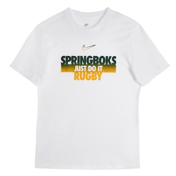 White - Nike - Mens Nike Springboks White T-shirt 2026