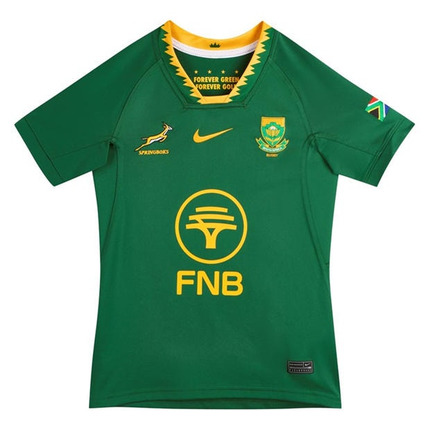 Gorge Green - Nike - Juniors Nike Springboks Authentic Home Junior 26 Shirt
