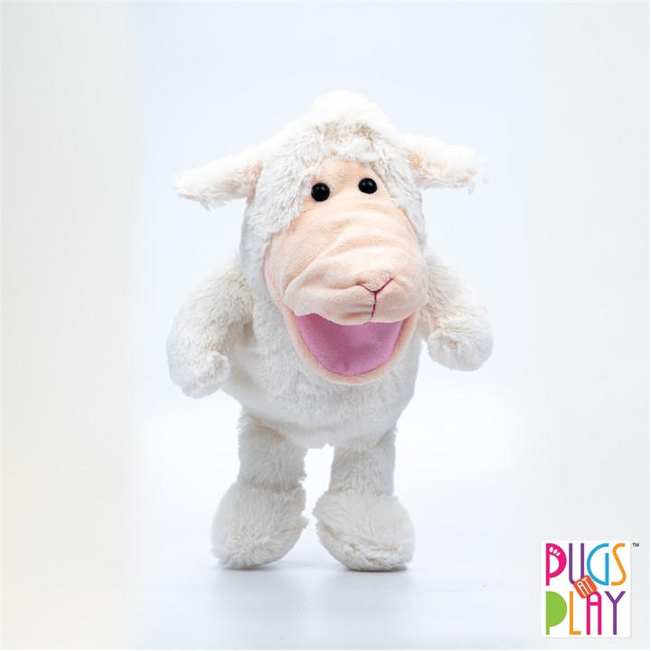 Pugs At Play  Kids  Talking Lamb Hand Puppet Toy, Sports Direct