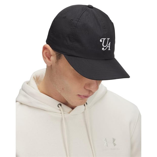 Black - Under Armour - Essential Mid Nylon Adjustable Cap