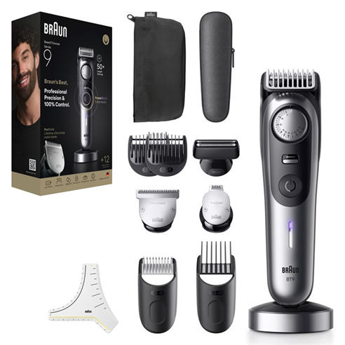 Braun - Braun BT9560 Beard Trimmer SILVMAT