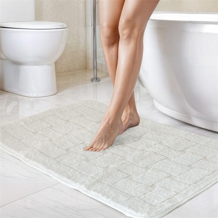 Emma Barclay  White Bath Mat Soft Absorbent Orkney, Sports Direct