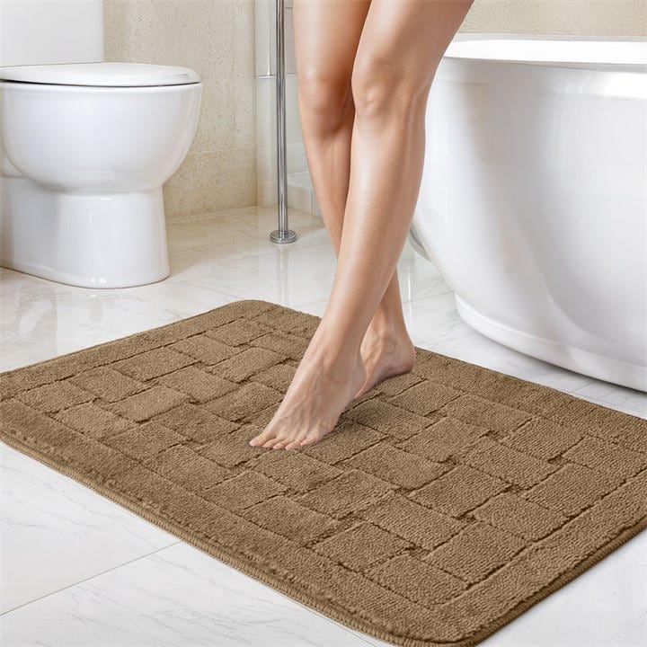 Emma Barclay  Beige Bath Mat Soft Absorbent Orkney, Sports Direct