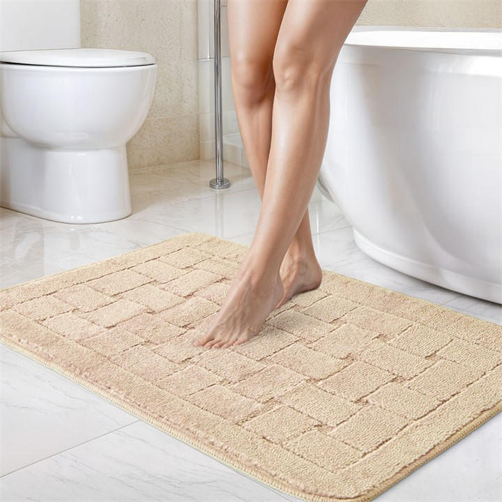 Emma Barclay  Cream Bath Mat Soft Absorbent Orkney, Sports Direct