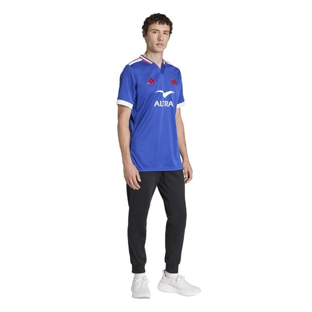 Semi L Blue - adidas - France Rugby Home Shirt 2026 Mens