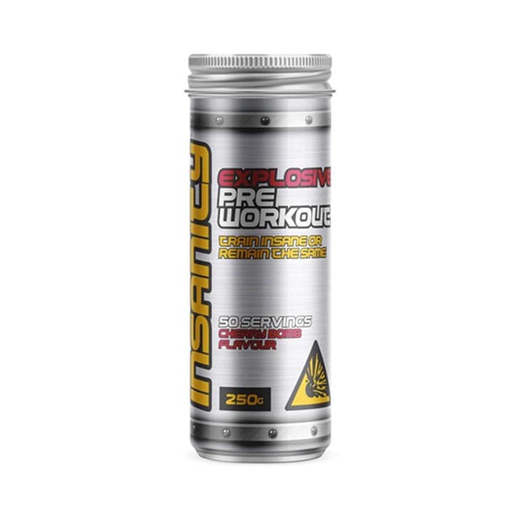 Bio-Synergy None Insanity - Cherry Bomb Flavour - (50 Servings in Size 250g, Sports Direct