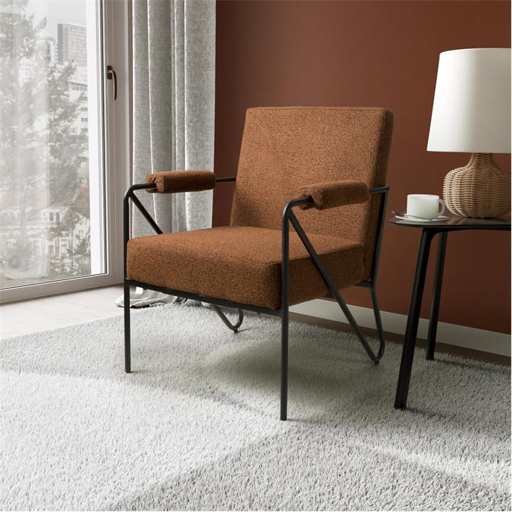 Shankar  Orange Oslo Speckled Armchair in Size 71x85x70cm, Sports Direct