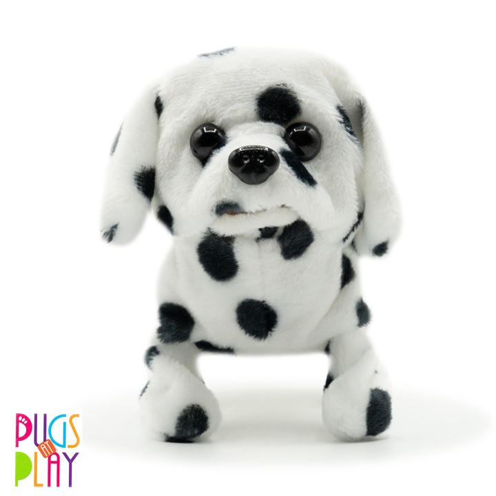 Pugs At Play  Kids  Spotty Interactive Walking Dog Plush Toy, Sports Direct
