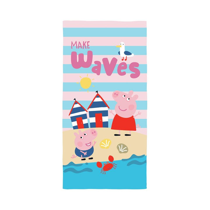 Peppa Pig  Kids  Waves Towel, Sports Direct