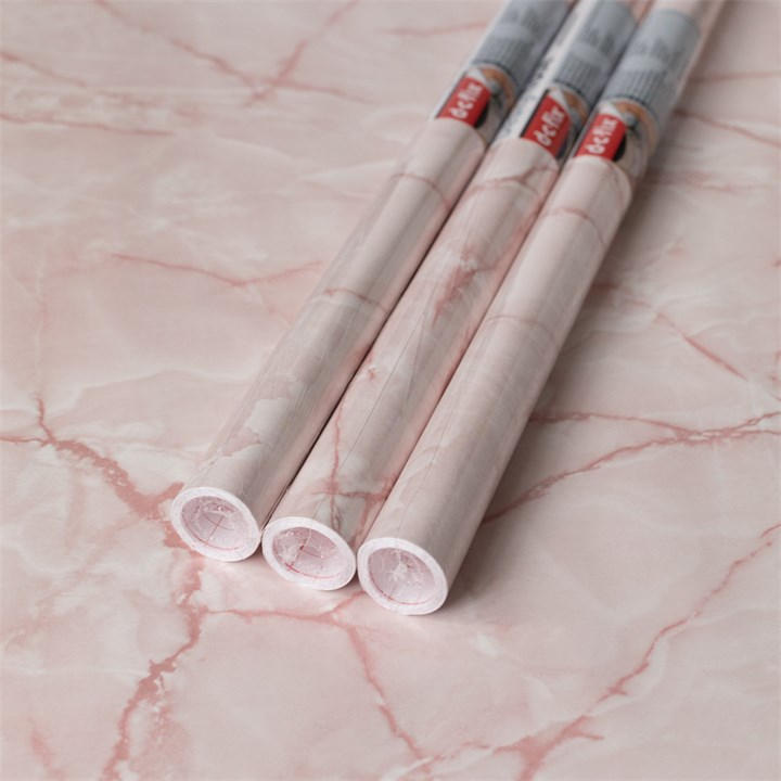 D C Fix Unisex Pink Dc Fix Marble Self Adhesive Vinyl Pack 3 Size 67X2 Pack3