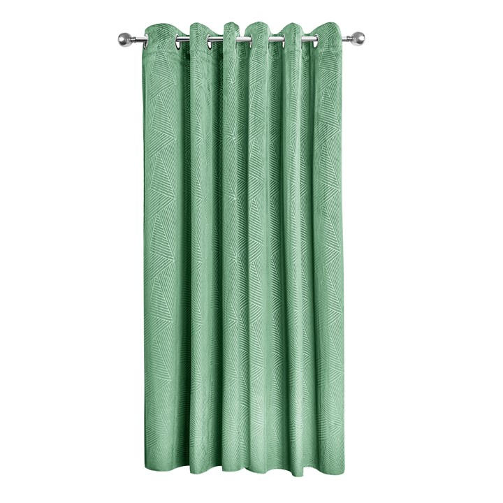 Emma Barclay  Green Door Curtain Thermal Blackout Eyelet Midnight in Size 117x213cm, Sports Direct