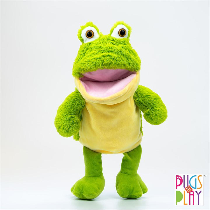 Pugs At Play  Kids  Talking Frog Hand Puppet Toy, Sports Direct