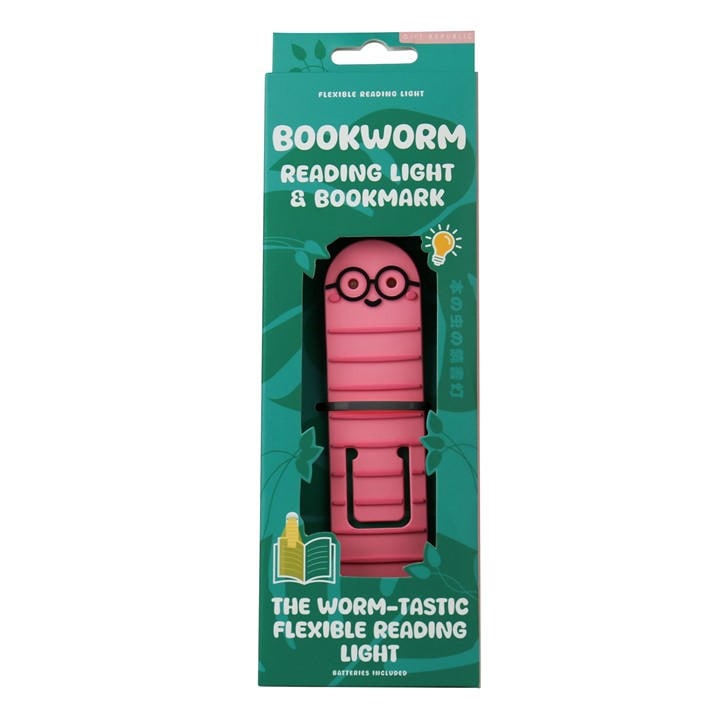 Gift Republic  Kids  Book Buddies – Worm Bookmark And Light, Sports Direct