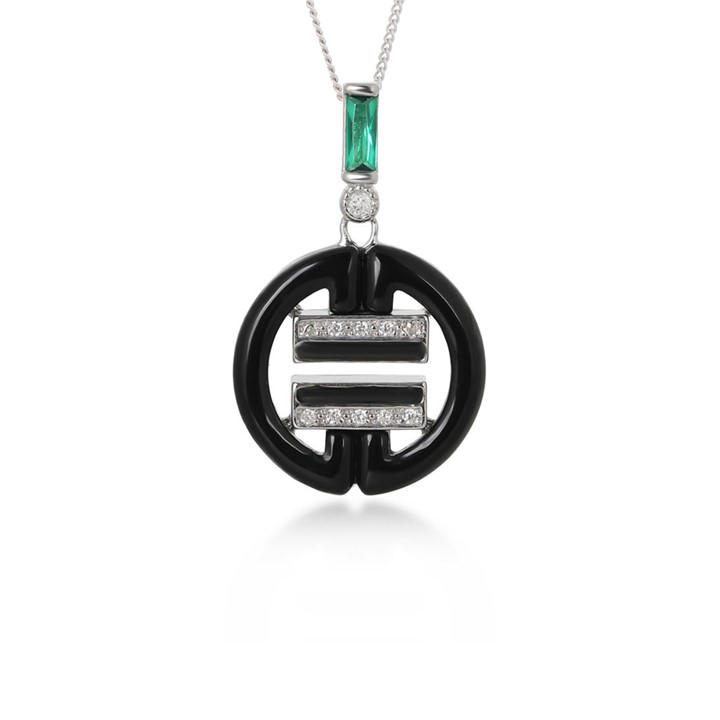 Espree Women's Silver The Lilah Pendant, Sports Direct