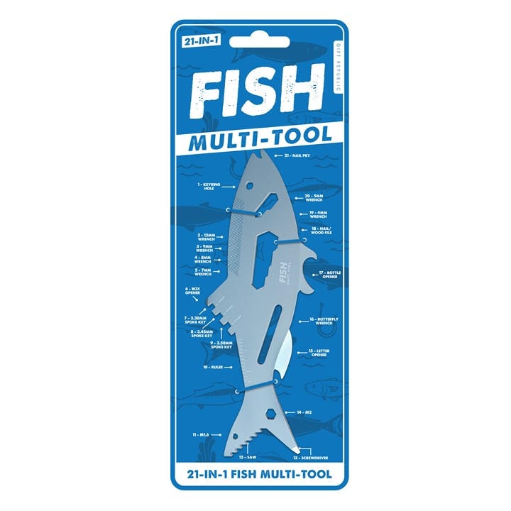 Gift Republic Men's None Fish -Tool – 21-In-1 Fisherman’s Gadget, Sports Direct