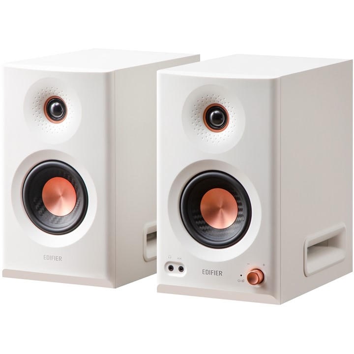 Edifier  White Mr5 Tri-Amped Studio Monitor Speakers, Sports Direct