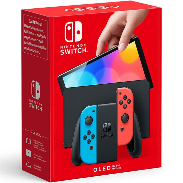 Nintendo   Switch - Neon (Oled Model), Sports Direct