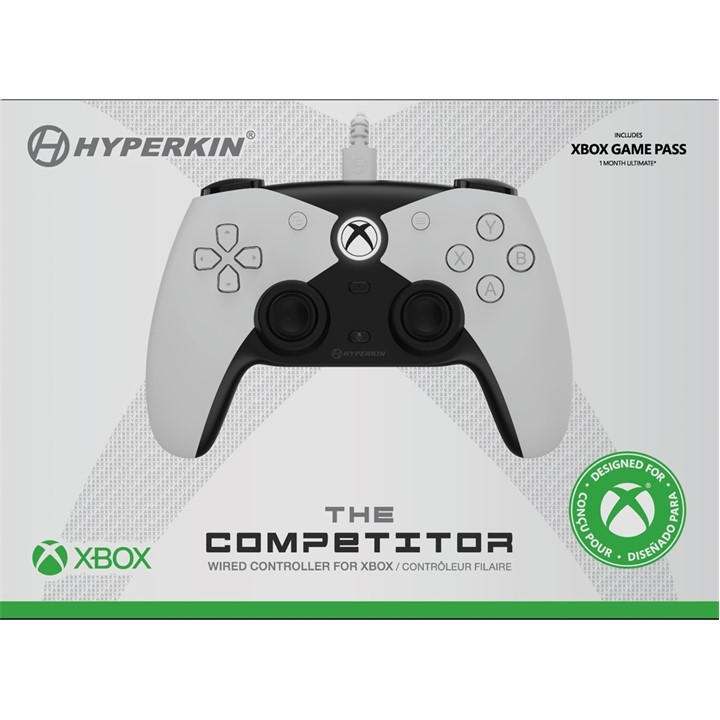 Hyperkin  White The Competitor Controller For Xbox Series X, Sports Direct