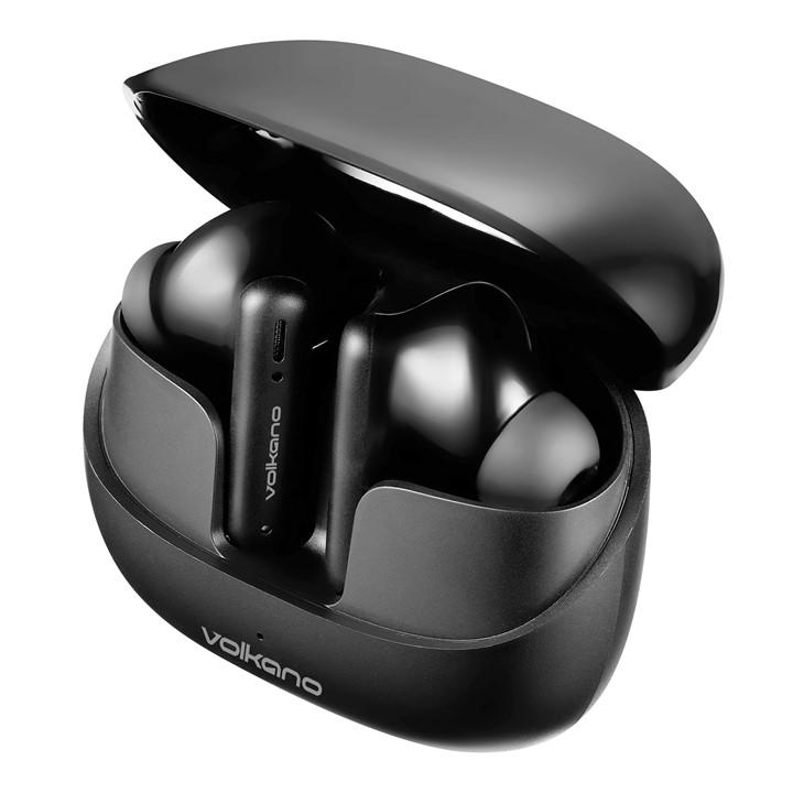 Volkano  Black Jupiter True Wireless Bluetooth Earphones, Sports Direct