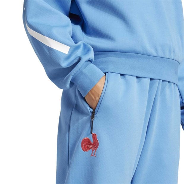 Focus Blue - adidas - Womens Adidas France Rugby Barrel Travel Bottoms 2025